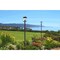 Z-Lite Rainer 4 Light Outdoor Post Mounted Fixture, 13.5in. W x 118.25in. H, Black 5015PHBR-5009P96-BK - alternate 6